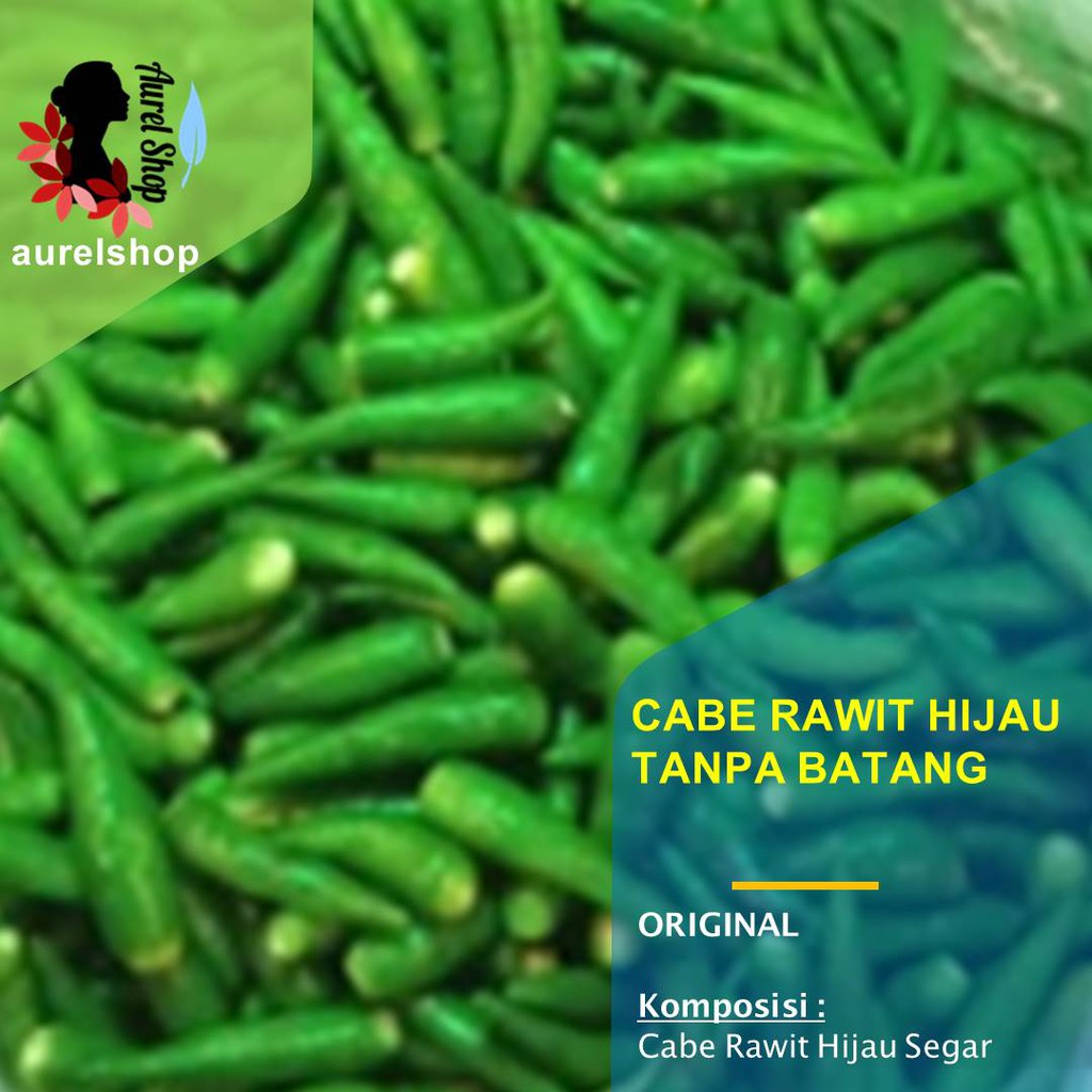 

Cabe Rawit Hijau Tanpa Batang 1 kg