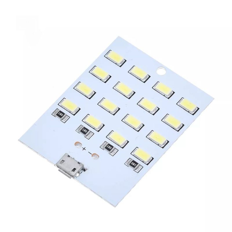 Lampu led micro usb 16 mata led lampu darurat/camping