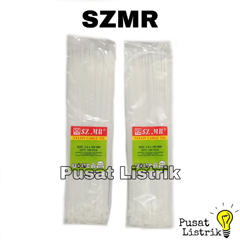 Kabel Ties 3.6 x 300 mm Cable Tie SZMR Pengikat Kabel 3.6x300mm SZMR