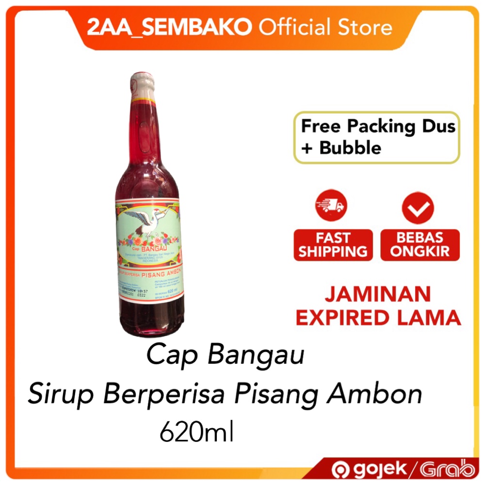 

Sirup Bango / Bangau Pisang Ambon 620 ML 1 Botol