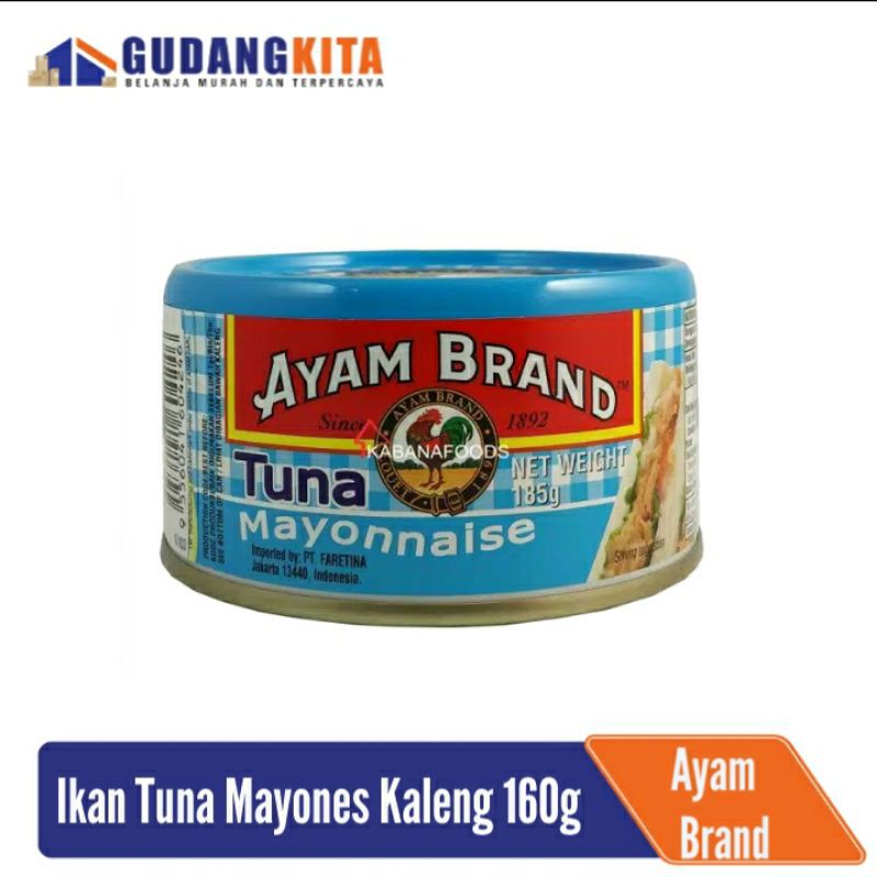 

Ikan Tuna Kaleng Mayonnaise Ayam Brand 160g
