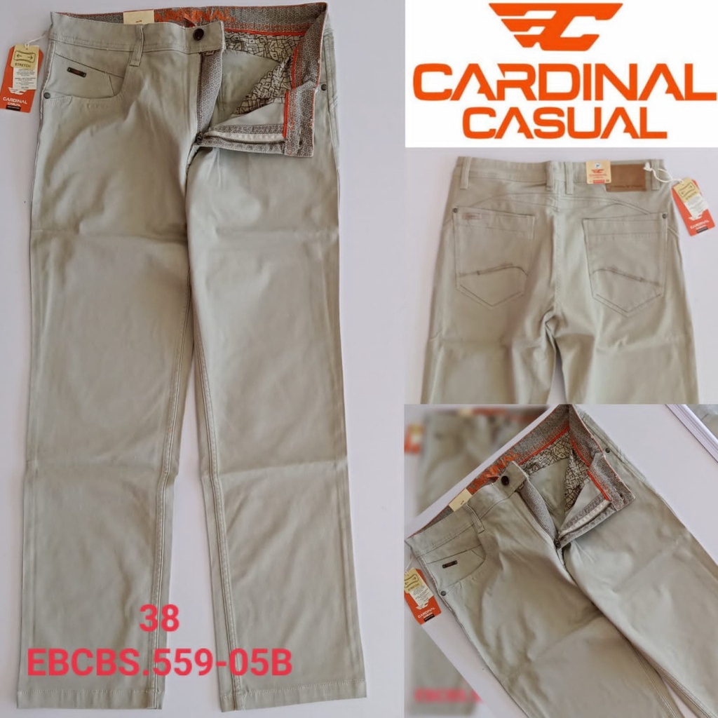 gof 37-38 2 PKT CARDINAL CASUAL CELANA POCKETS PANJANG Celana Chino Pria Fashion Laki Brand KekinianV