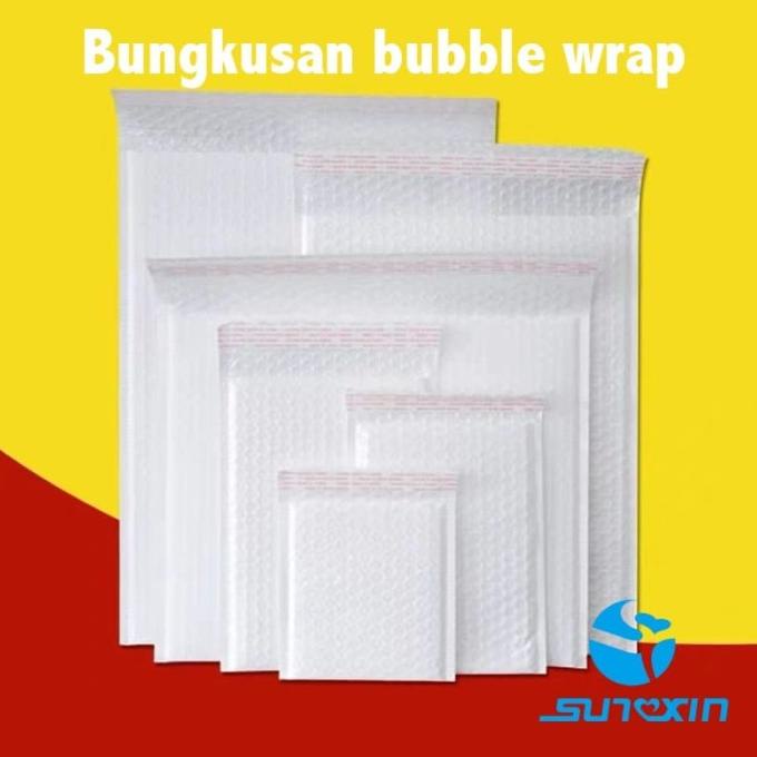 

AMPLOP BUBBLE WRAP PUTIH/KANTONG AMPLOP BUBBLE WRAPMATTE 15*18