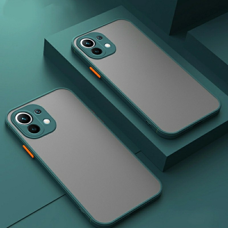 Soft Case Xiaomi Mi 11, Lite dan Ultra My Choice Aero Color Button Matte Frame