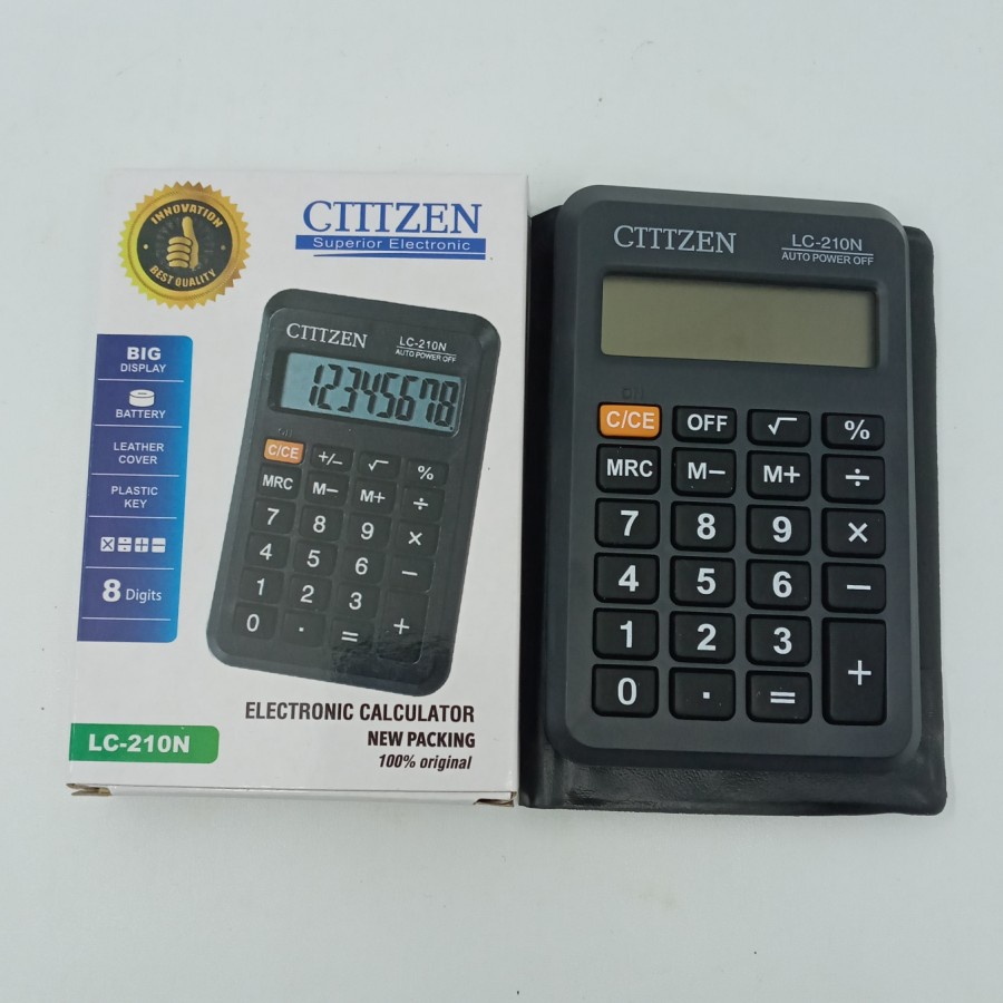 

KALKULATOR CITIZEN LC-210N MINI 8DIGIT / CALCULATOR LC 210 N 8 DIGIT