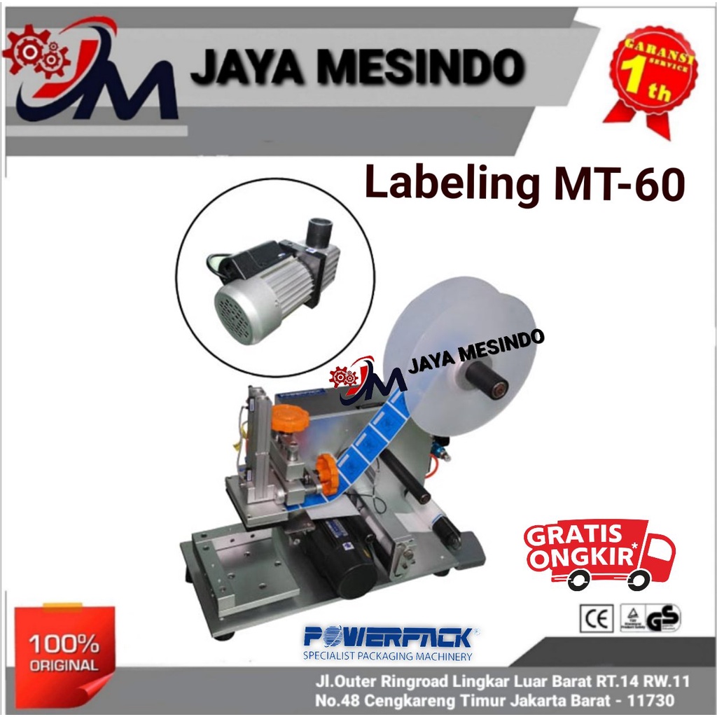 Mesin Labeling Botol MT-60