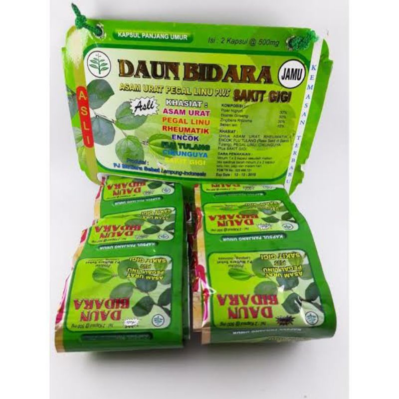 

Obat / Jamu Herbal Tradisional Kapsul Daun Bidara Saset (Satuan)