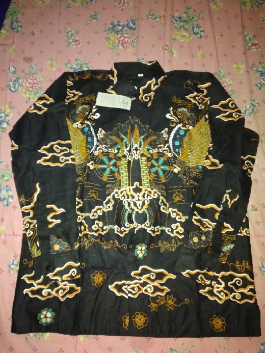 Kemeja Batik Pria Ppbtk07 Wsa04 Lengan Panjang /kemejapria/kemejabatik/batikpriabatikmodern