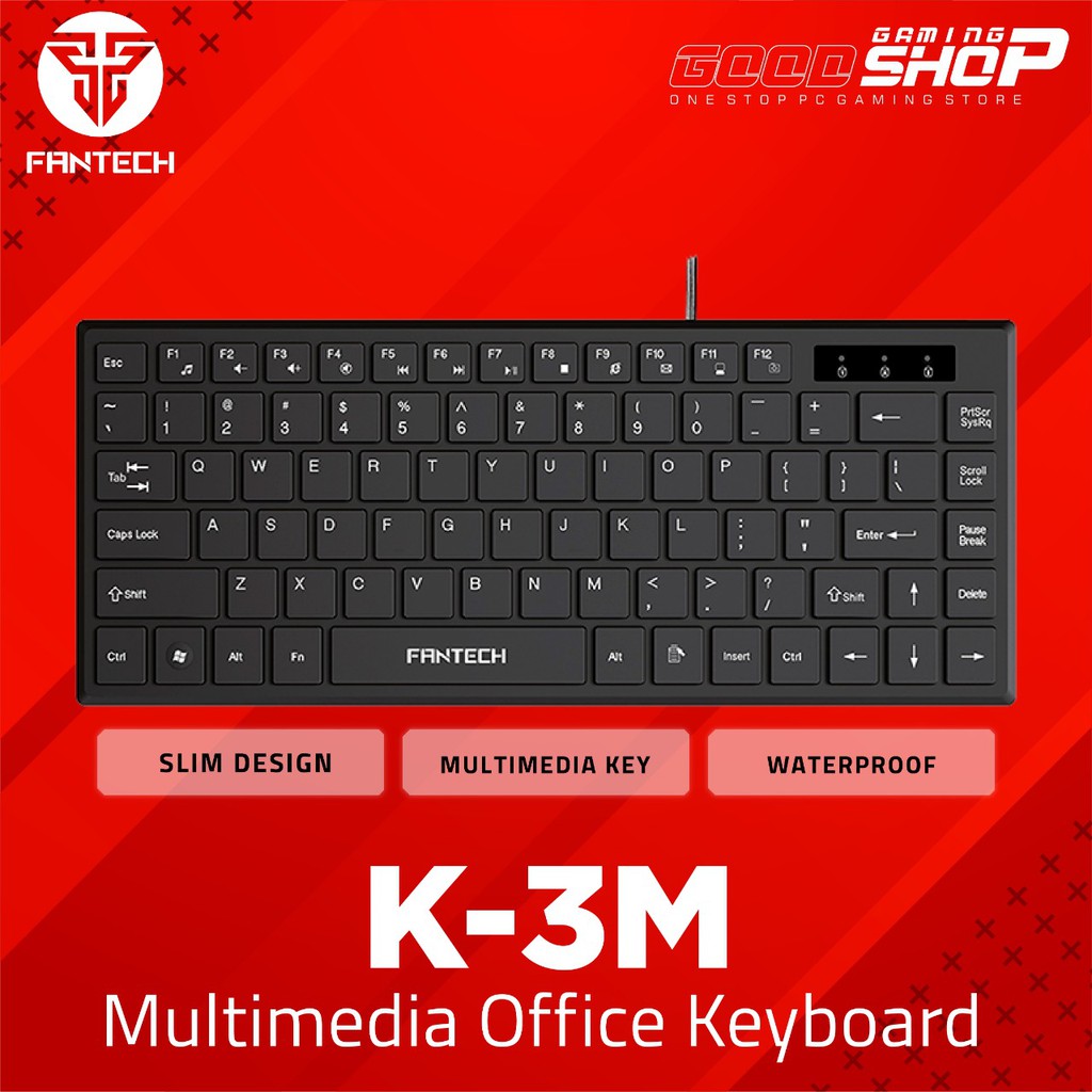 Fantech K3M / K-3M / K3-M Multimedia Keyboard Office