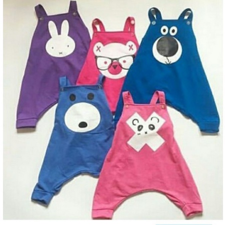 Minimo Overall Panjang Anak Jumper Pakaian Anak Cowok Cewek Lucu Untuk Usia 1 sd 5 Tahun