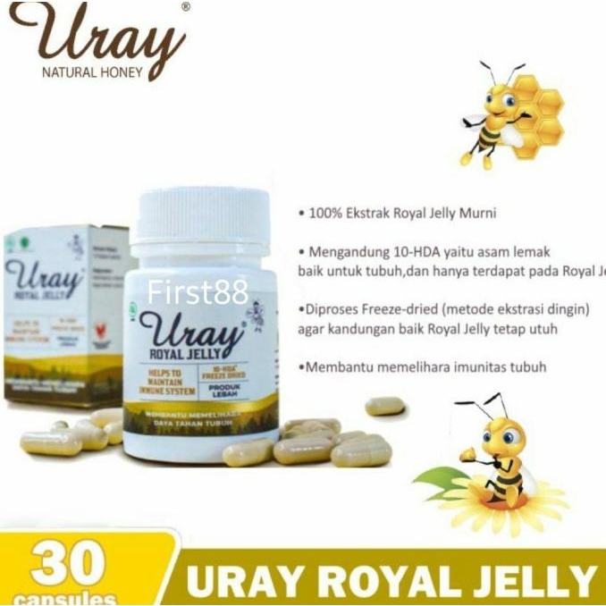 

Promo Awal tahun Madu Uray Royal Jelly - 100% Ekstrak Royal Jelly Murni - 30 Kapsul Promo Awal tahun