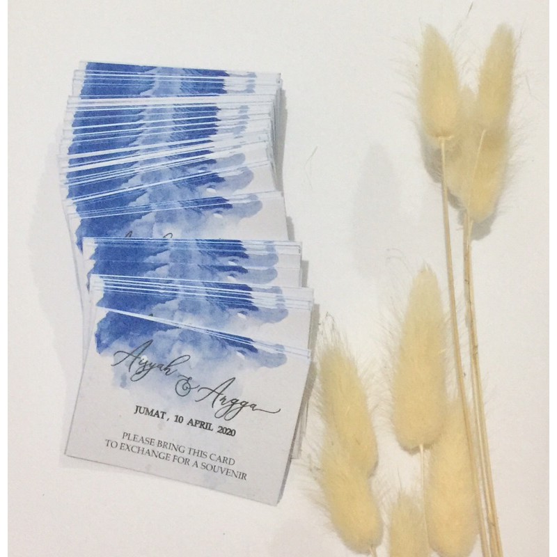 

tag terima kasih atau kupon souvenir