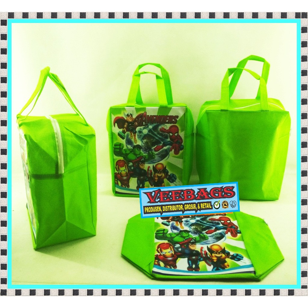 Tas Ultah, Tas Ulang Tahun, Goodie Bag, Perlengkapan Ulang tahun, Tas Ultah Karakter Princes-8