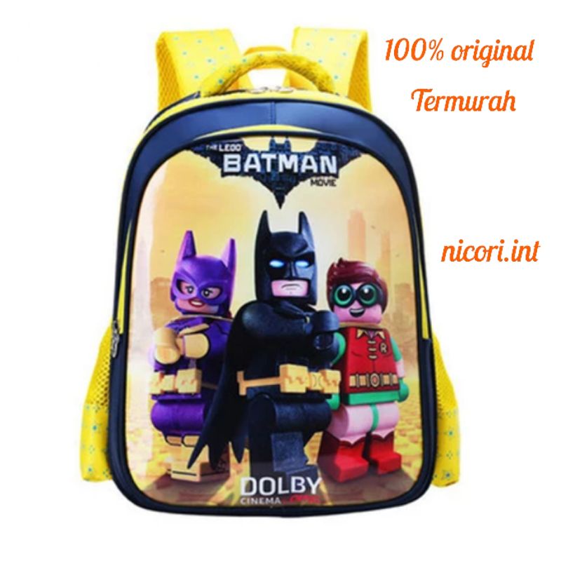 TAS SEKOLAH ORIGINAL TAS SEKOLAH BATMAN TAS SEKOLAH ANAK RANSEL ANAK SEKOLAH