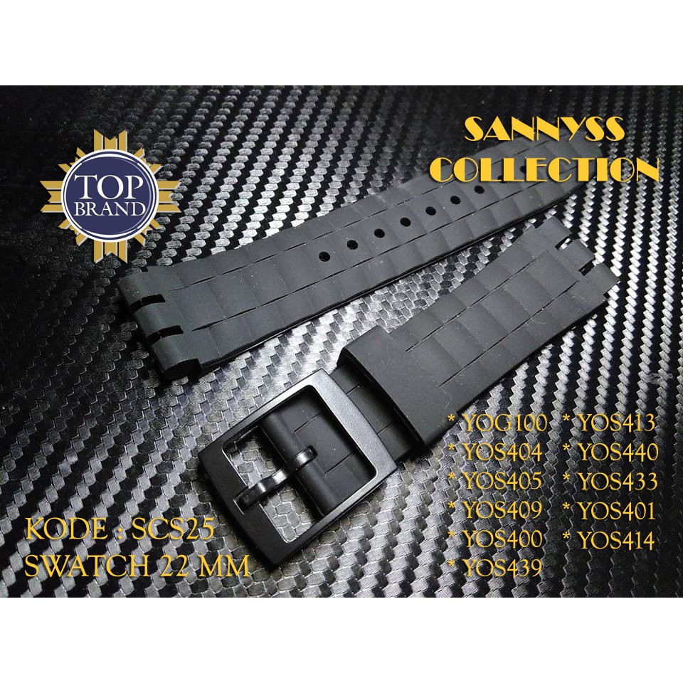 STRAP TALI JAM SWATCH IRONY THE CHRONO 22 MM