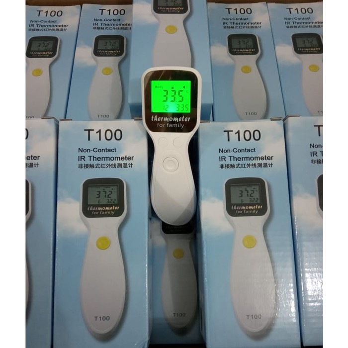 THERMOMETER INFRA RED T100 PENGUKUR SUHU BADAN INFRAMERAH ORIGINAL