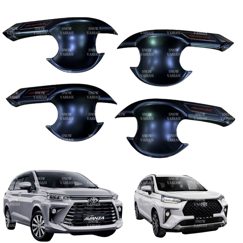 Cover Outer Mangkok All New Avanza Veloz 2022 UP Hitam Chrome