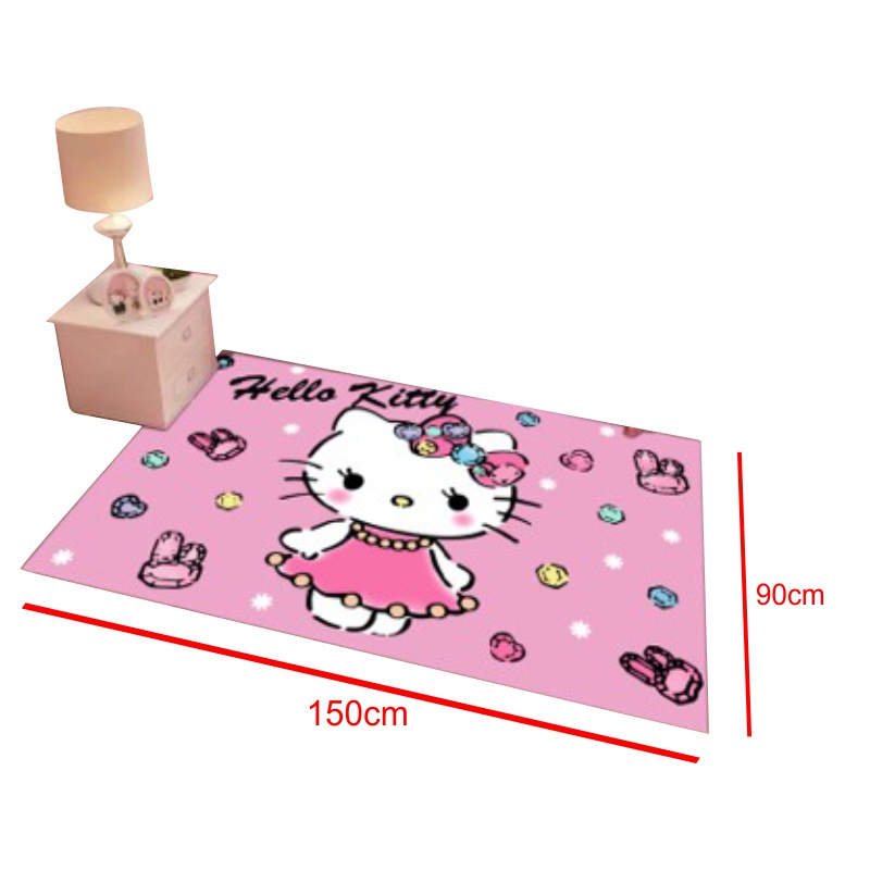 Karpet Lantai Karpet Permadani Karpet Ruang Tamu Anti Slip Ukuran 90Cmx150 Cm Karpet Lantai Motif Karakter Terbaru GOSHOP88