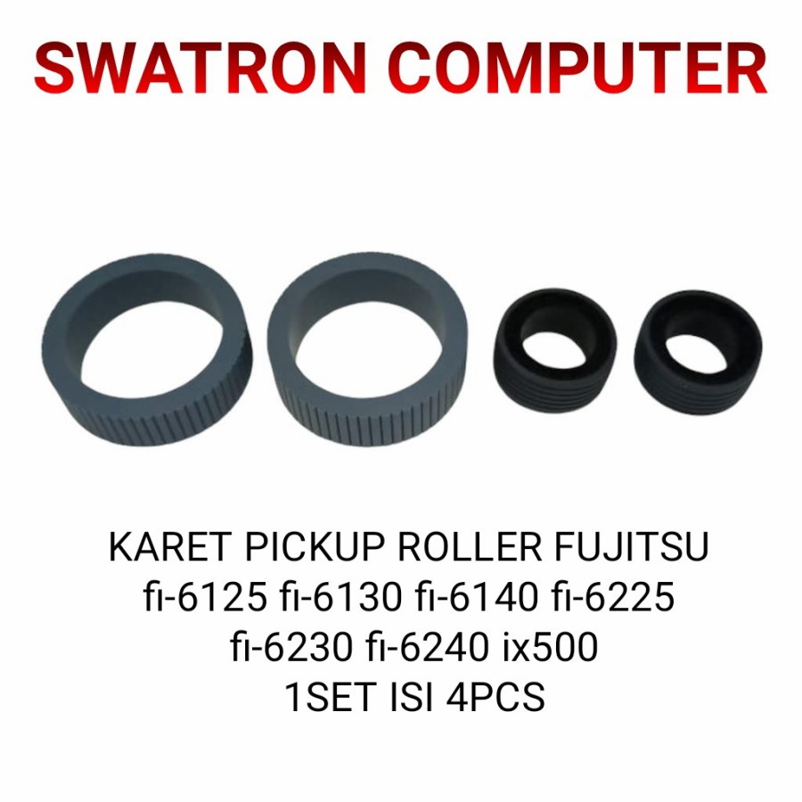 KARET PICKUP PICK UP ROLLER FUJITSU fi-6125 fi-6130 fi-6140 fi-6225 fi6125 fi6130 fi6140 fi6225