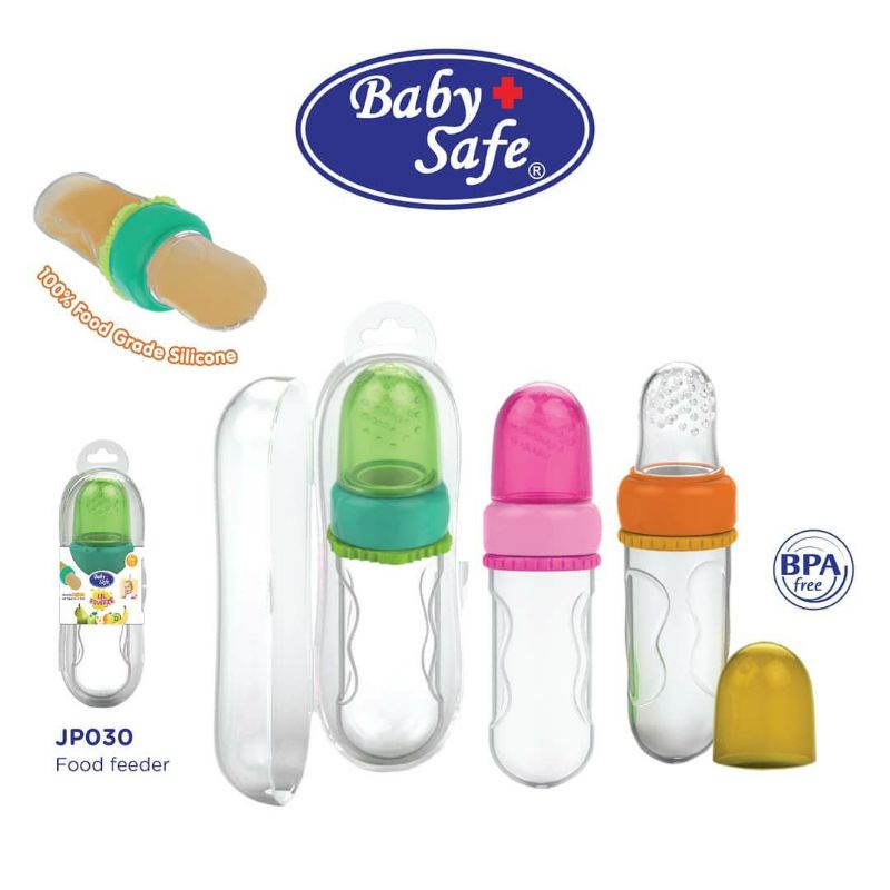 BABYSAFE Fpod Feeder Lil Squeeze Baby Food Feeder Orange