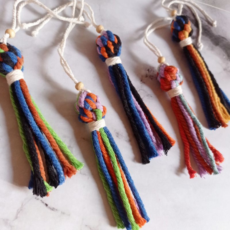 Tassel Macrame | Keychain Macrame | Souvenir Gantungan kunci