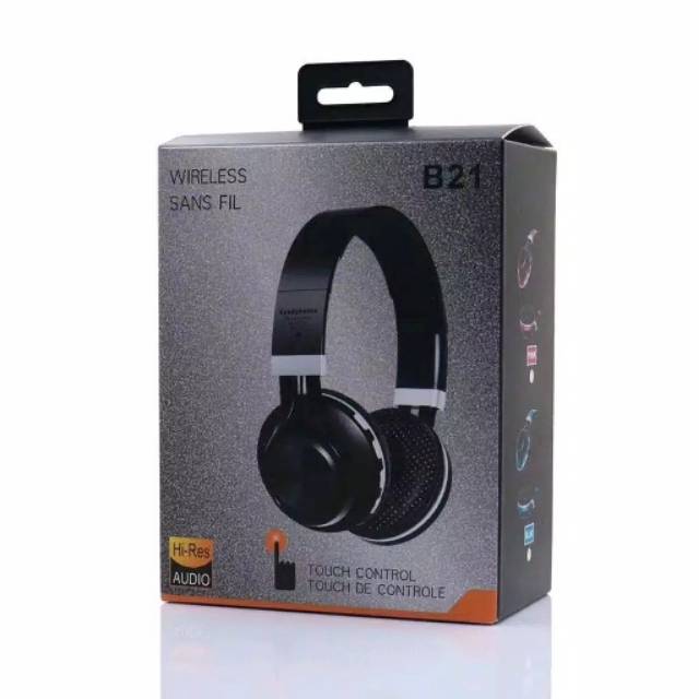 Headphone Bluetooth JBL B21 Super Bass - Bisa Pakai Memori