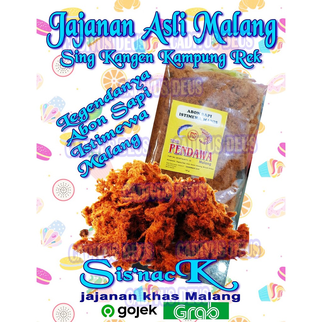 ABON SAPI - ABON SAPI ISTIMEWA LEGENDA PENDAWA MALANG - 100GR