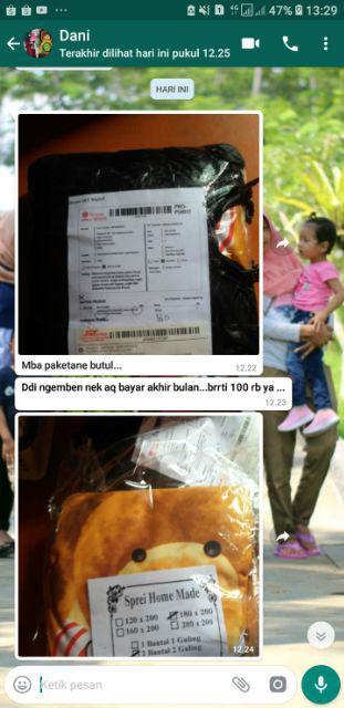 Grosir Sprei Homemade Terlaris Motif Teddy Brown Murah Berkualitas