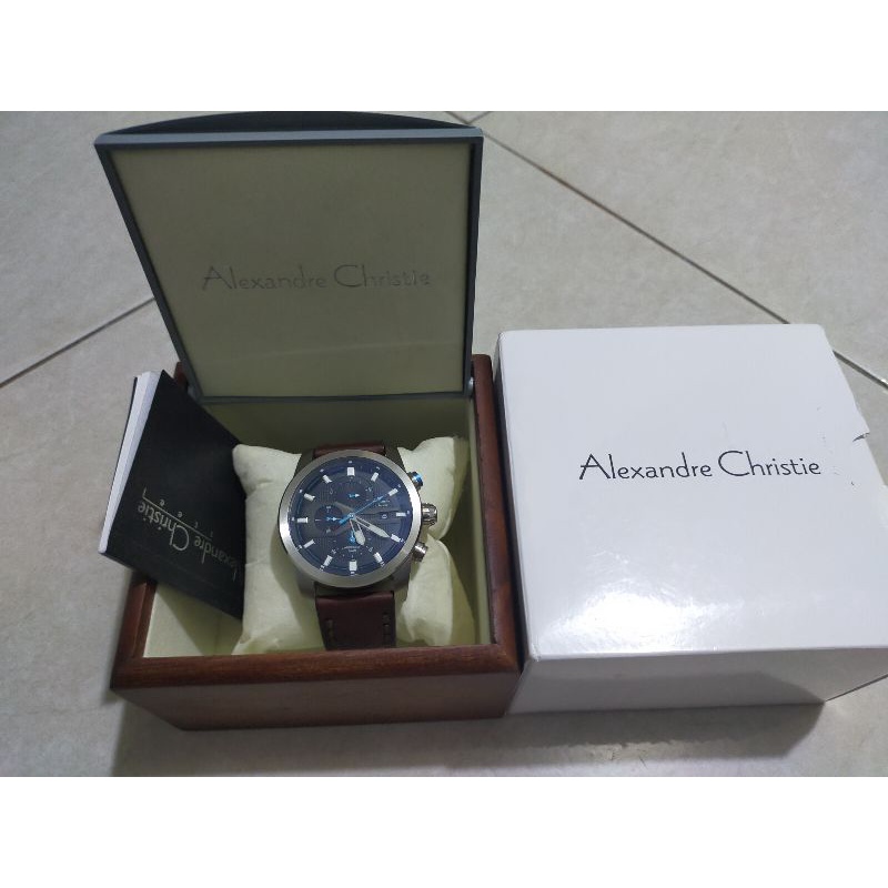Jam tangan pria Alexandre Christie AC 6562 MC second like new Original Garansi Resmi