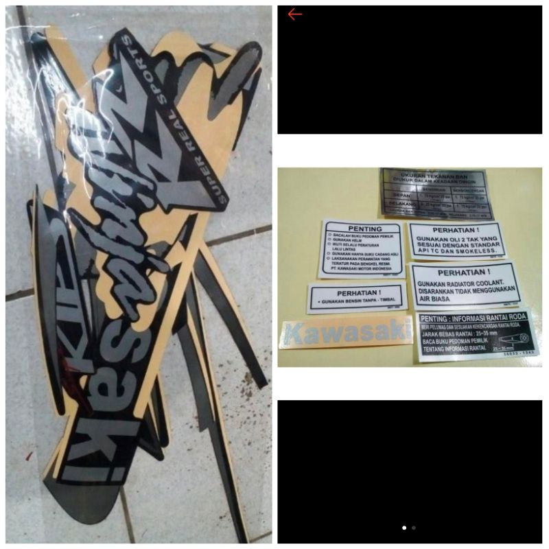 striping ninja rr old 2010-2011