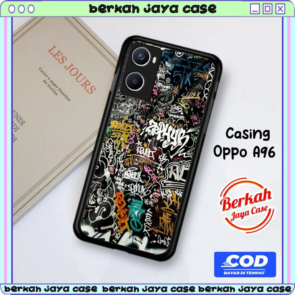 Casing Oppo A96 Terbaru GrafitytulisanTerlaris  Oppo A96 Termurah Hardcase Sofcase Premium Glosy
