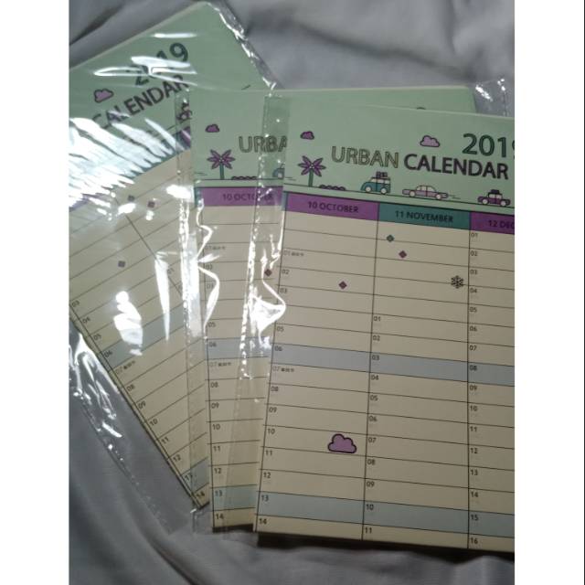 

urban calendar2019