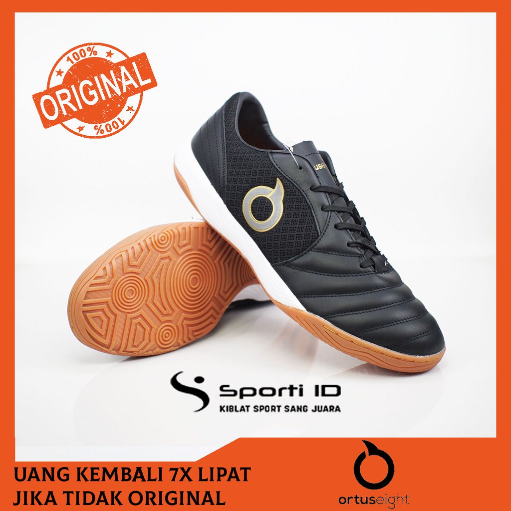 Sepatu Futsal Ortuseight Jogosala Volta - Black 11020177 Original