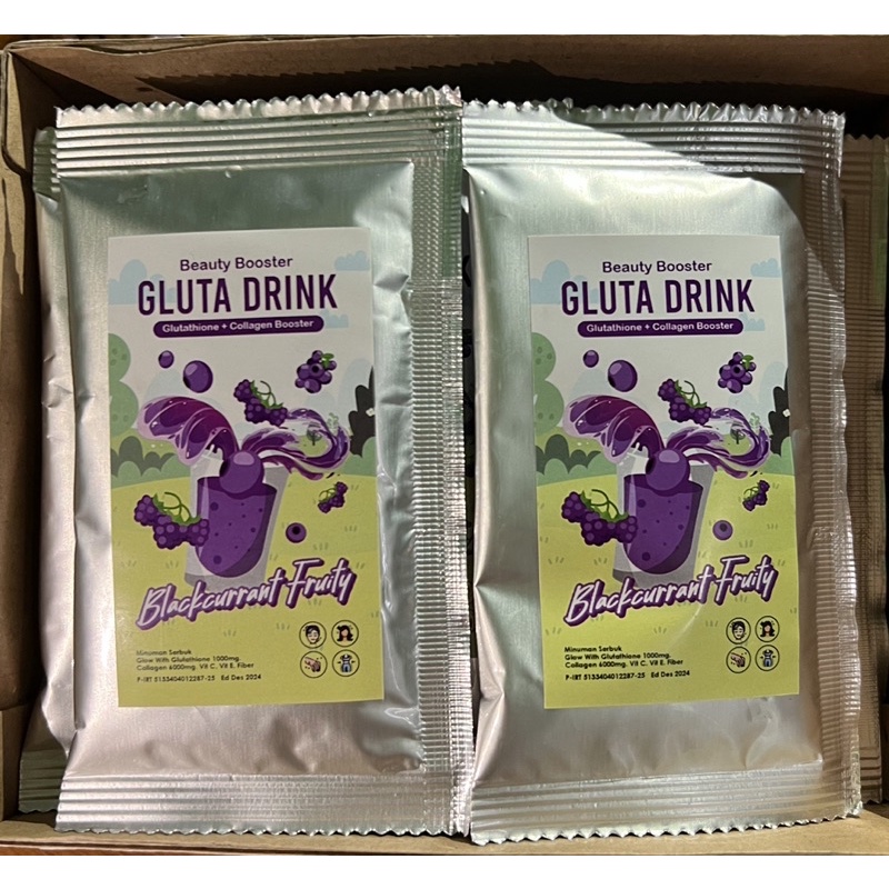 GLUTA DRINK COLLAGEN+FIBER BOOSTER WHITENING 15GR