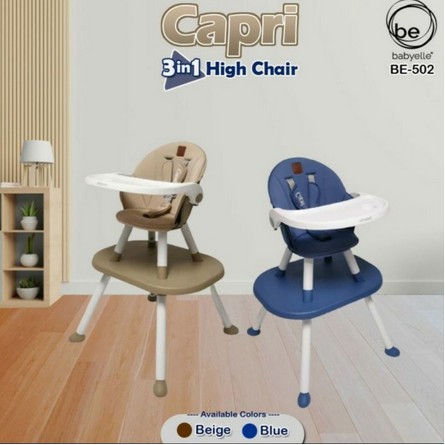 Babyelle BE 502 Capri 3in1 Kursi Makan Bayi