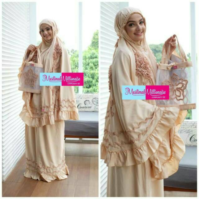 Mukena dewasa Ghaisani dewasa halus lembut adem