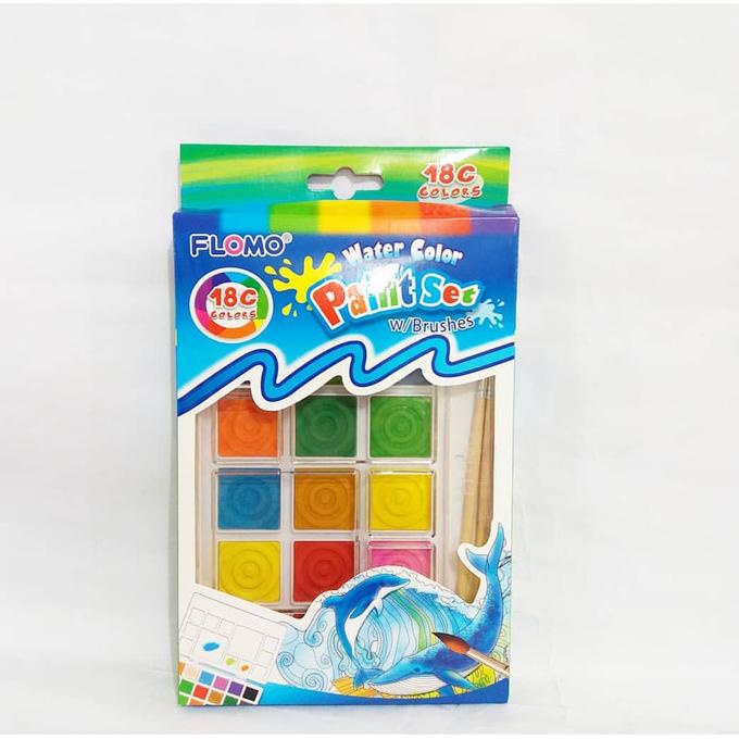 

=====] FLOMO WATER COLOR PAINT SET 18 STAEDTLER - STAEDTLER
