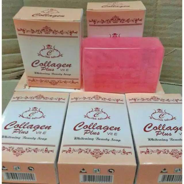 SABUN COLLAGEN / Colagen Soap Plus VIT E Whitening Soap