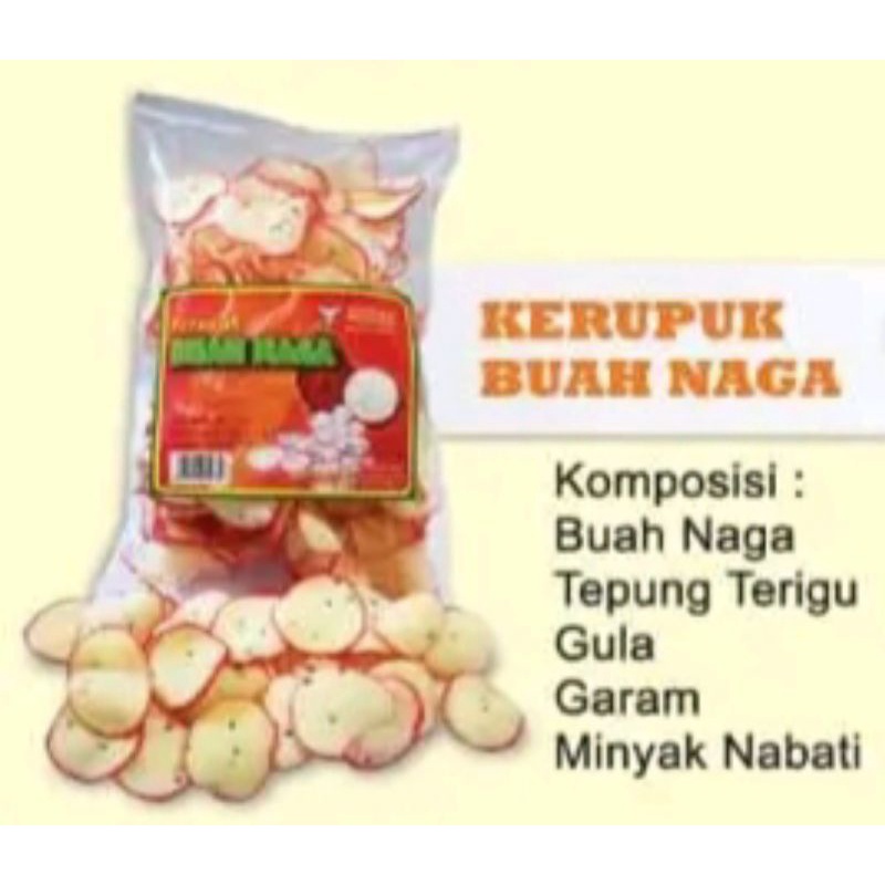 

KRUPUK BUAH NAGA Oleh oleh Khas Kota Batu Malang