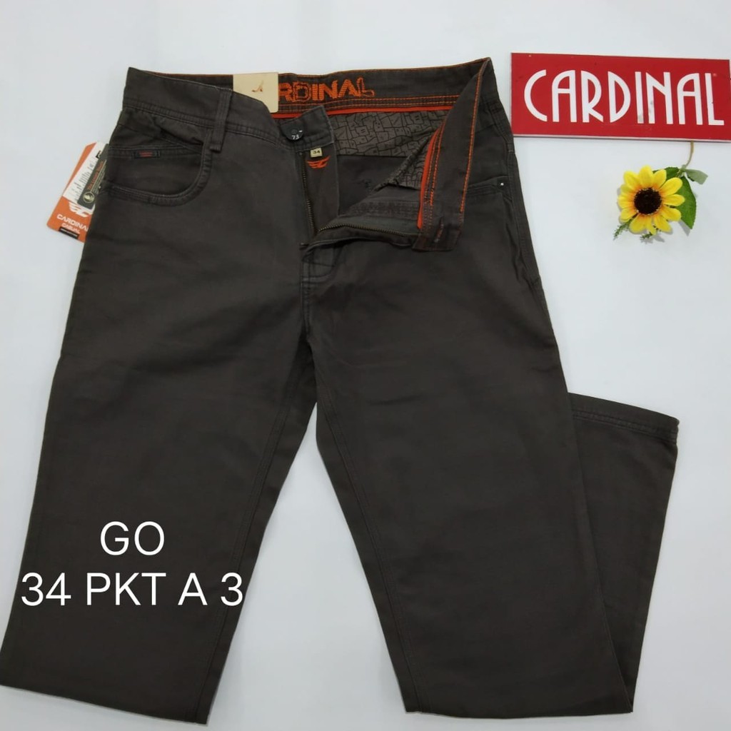 gof 34-PKT CARDINAL CASUAL CELANA POCKETS PANJANG Celana Chino Pria Fashion Laki Brand Kekinian