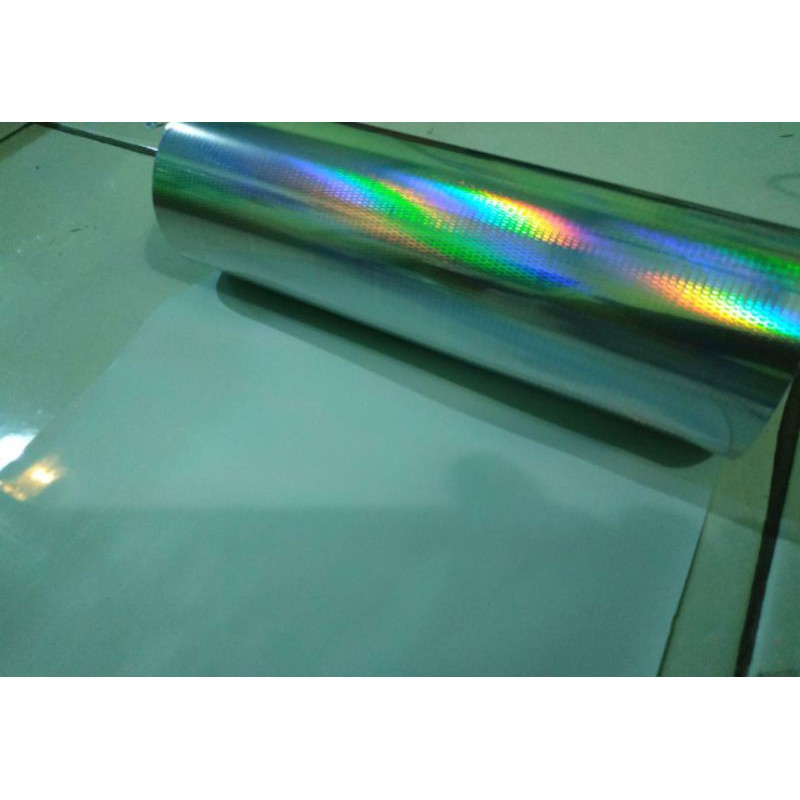 

stiker hot stamping foil hologram sisik kecil Grade A