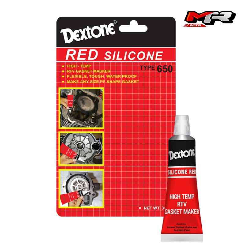 

Lem Dextone Silicone Red 30gr