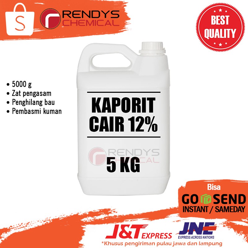 Sodium Hypo / Sodium Hypochlorite / Kaporit Cair 12% - 5 Kg