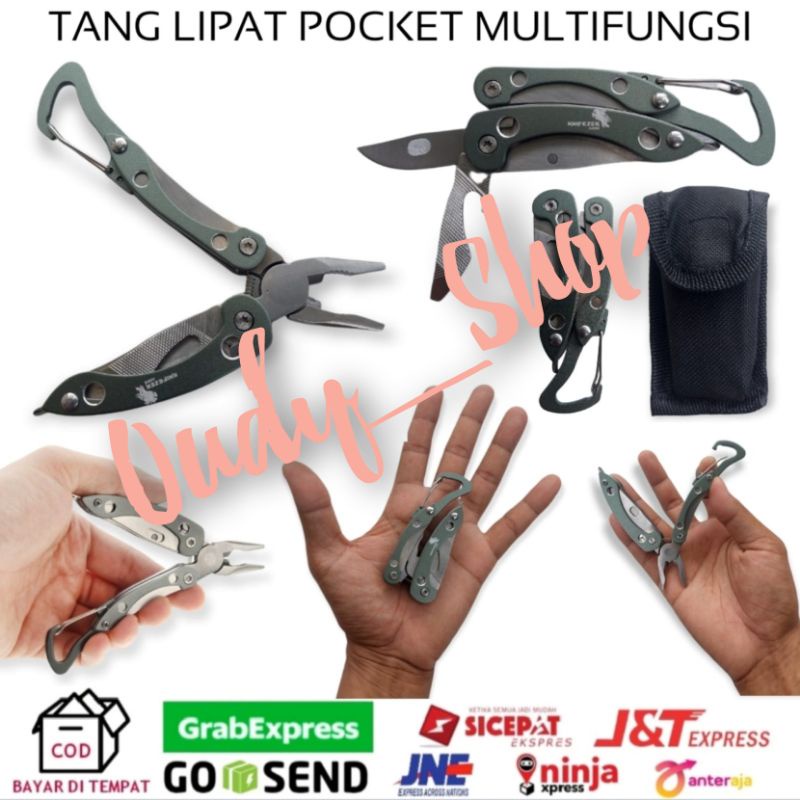 Tang Lipat Mini Edc Multifungsi Pocket Camping