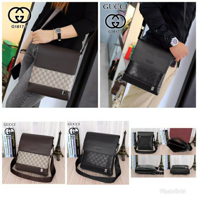 Tas selempang Gucci G1817-2 / Tas selempang pria dan wanita / Tas selempang cowok dan cewek