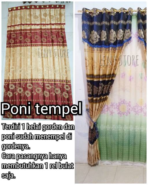 ❤ LENYS ❤ gorden jendela pintu rumah murah prada jodha