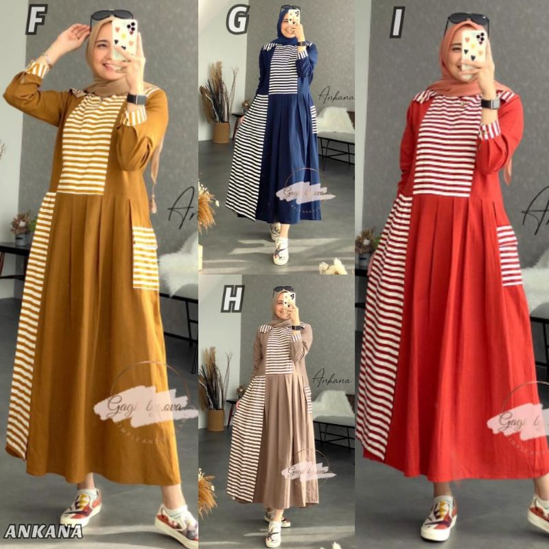 BISA COD Gamis Ankana By GAGIL Fashion ORIGINAL