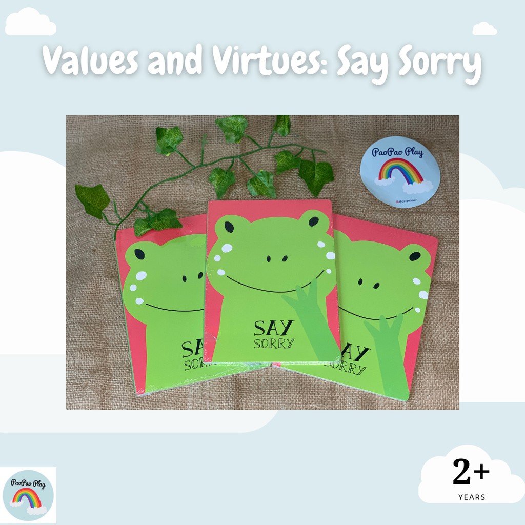 Values and Virtues: Say Sorry