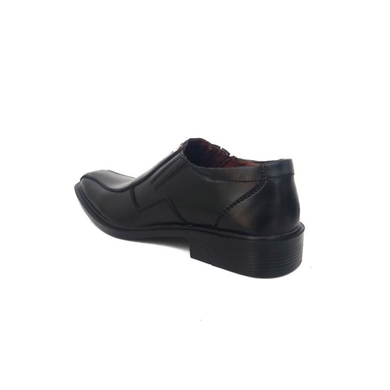 BEST PRODUCT - Sepatu Pantofel Hitam Coklat Pria Tanpa Tali Pendek Kulit Swedian Formal Kerja Kantor-6