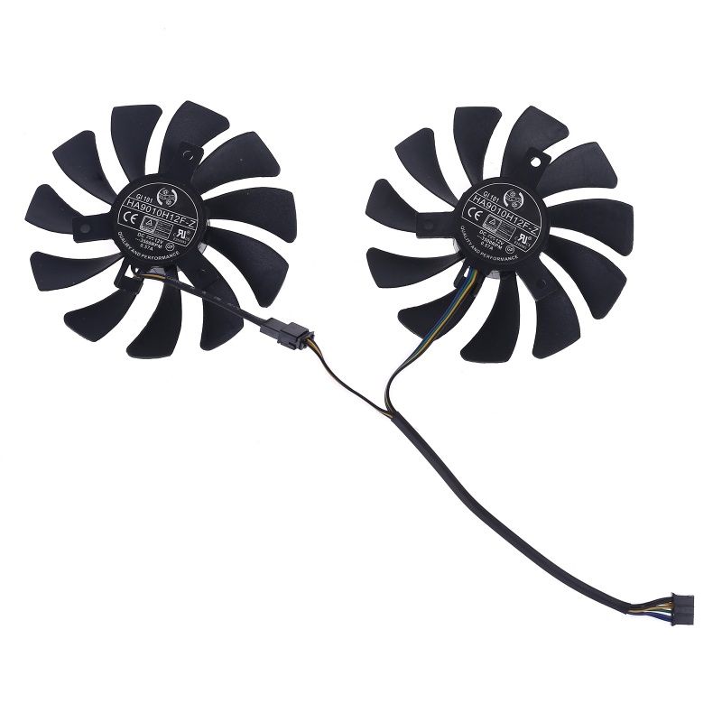 Bt 1pasang 85mm HA9010H12F-Z 4Pin Cooler Fan Pengganti Untuk MSI GTX 1060oc 6G GTX 960 P106-100 P106 GTX1060 GTX960